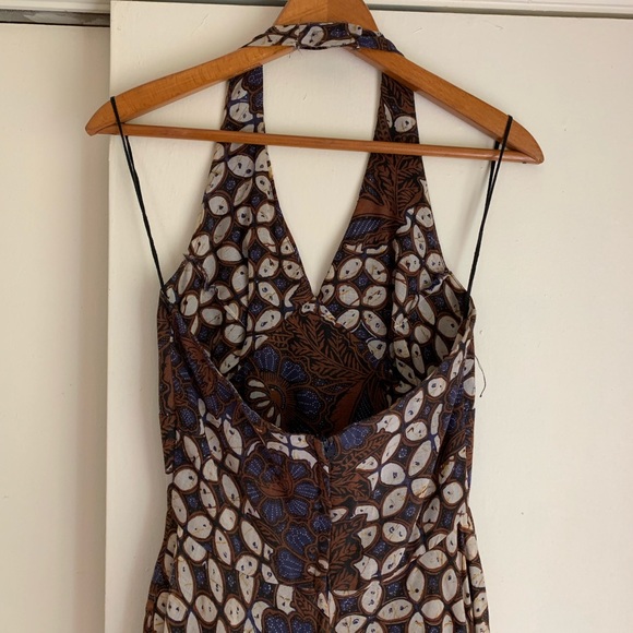 VINTAGE Bohemian / Boho Floral Maxi Formal Dress - Picture 7 of 8